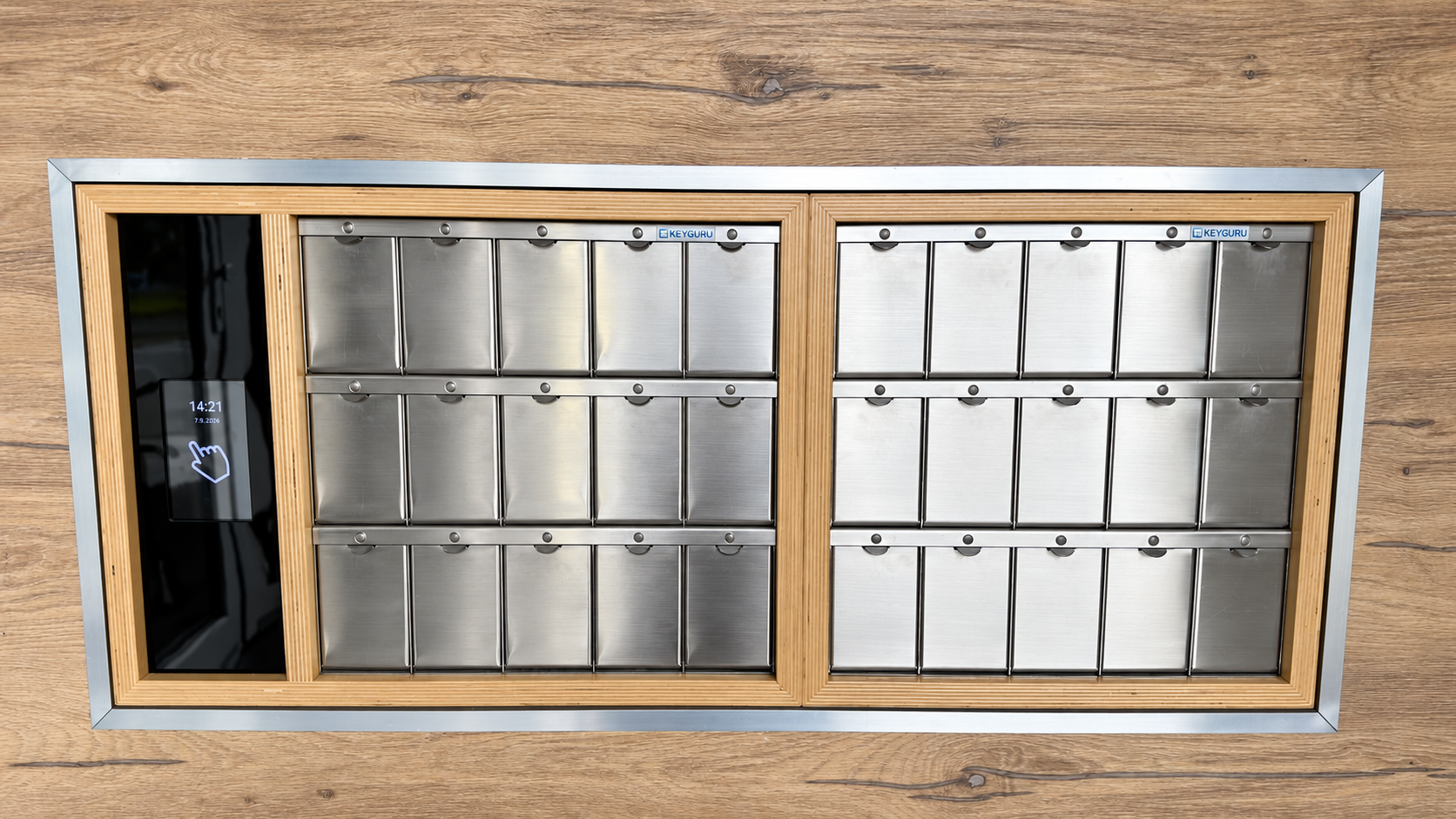 Keybox — zde si vyzvednete klíče
